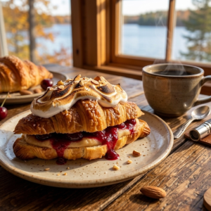 Cherry Marzipan Croissant