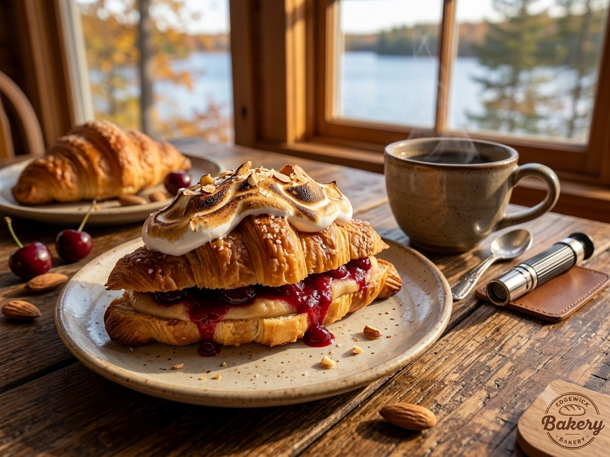 Cherry Marzipan Croissant